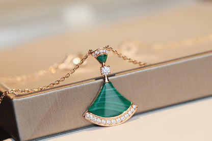 [⭐Veyra]DREAM NECKLACE MALACHITE DIAMOND