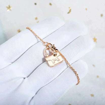 [⭐Veyra]AMULETTE PEDANT ROSE GOLD NECKLACE