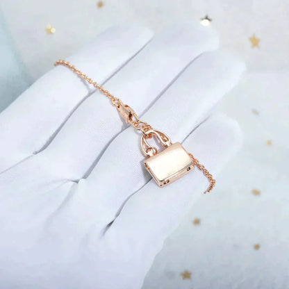 [⭐Veyra]AMULETTE PEDANT ROSE GOLD NECKLACE