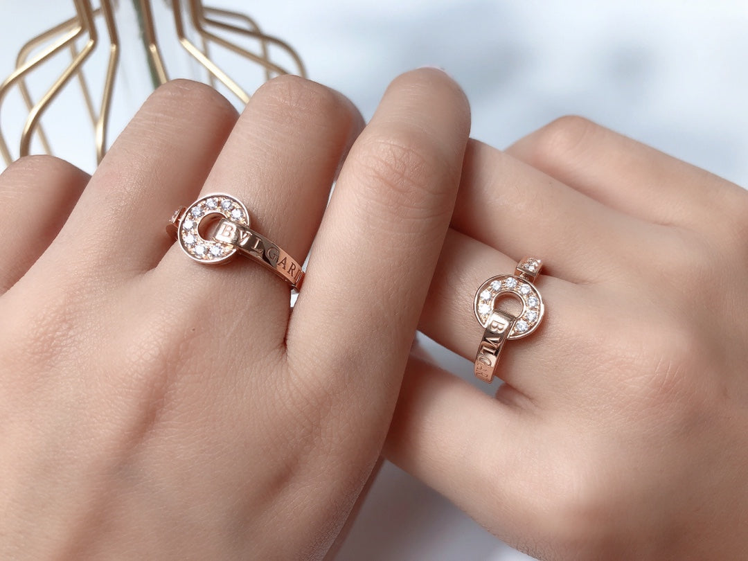 [⭐Veyra]DREAM RING DIAMOND PINK GOLD