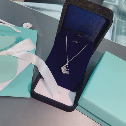 [⭐Veyra Jewels]CROWN PEDANT NECKLACE