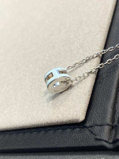[⭐Veyra]POP H LIGHT BLUE NECKLACE