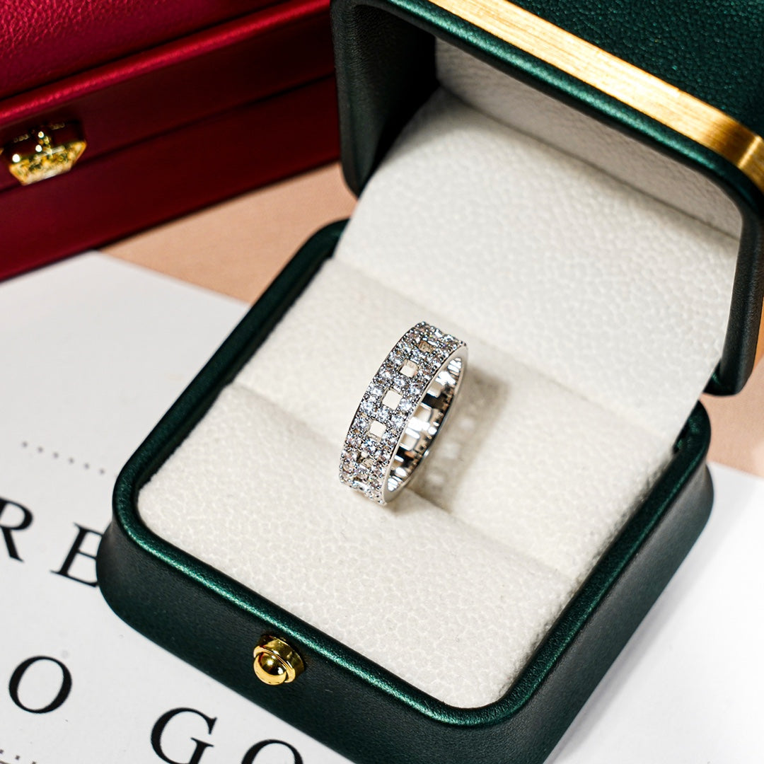 [⭐Veyra Jewels]T TRUE DIAMOND 5.5MM RING