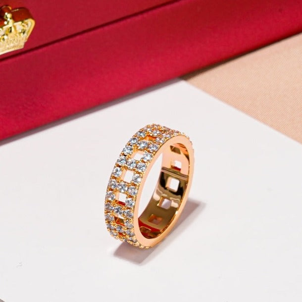 [⭐Veyra Jewels]T TRUE DIAMOND 5.5MM RING