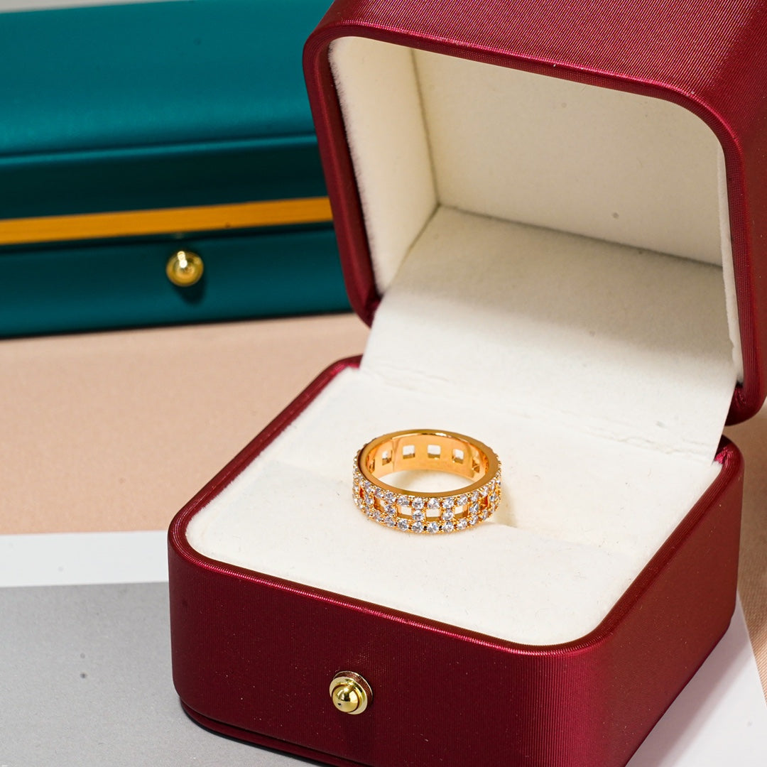 [⭐Veyra Jewels]T TRUE DIAMOND 5.5MM RING