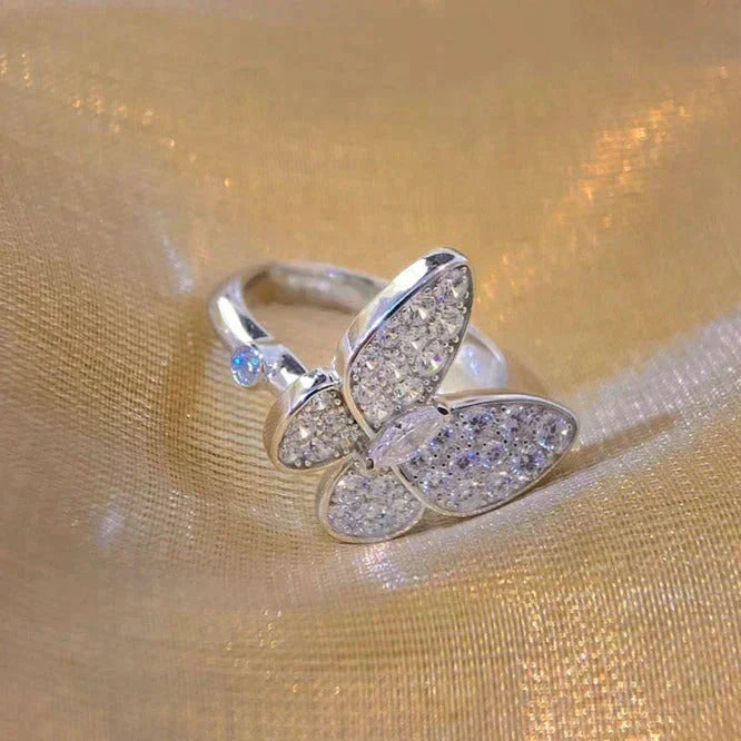 [⭐Veyra]BUTTERFLY DIAMOND RING