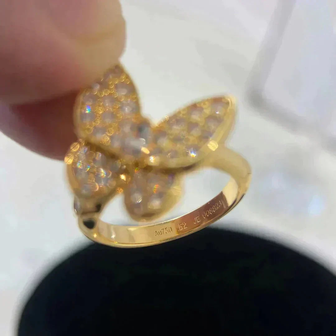 [⭐Veyra]BUTTERFLY DIAMOND RING