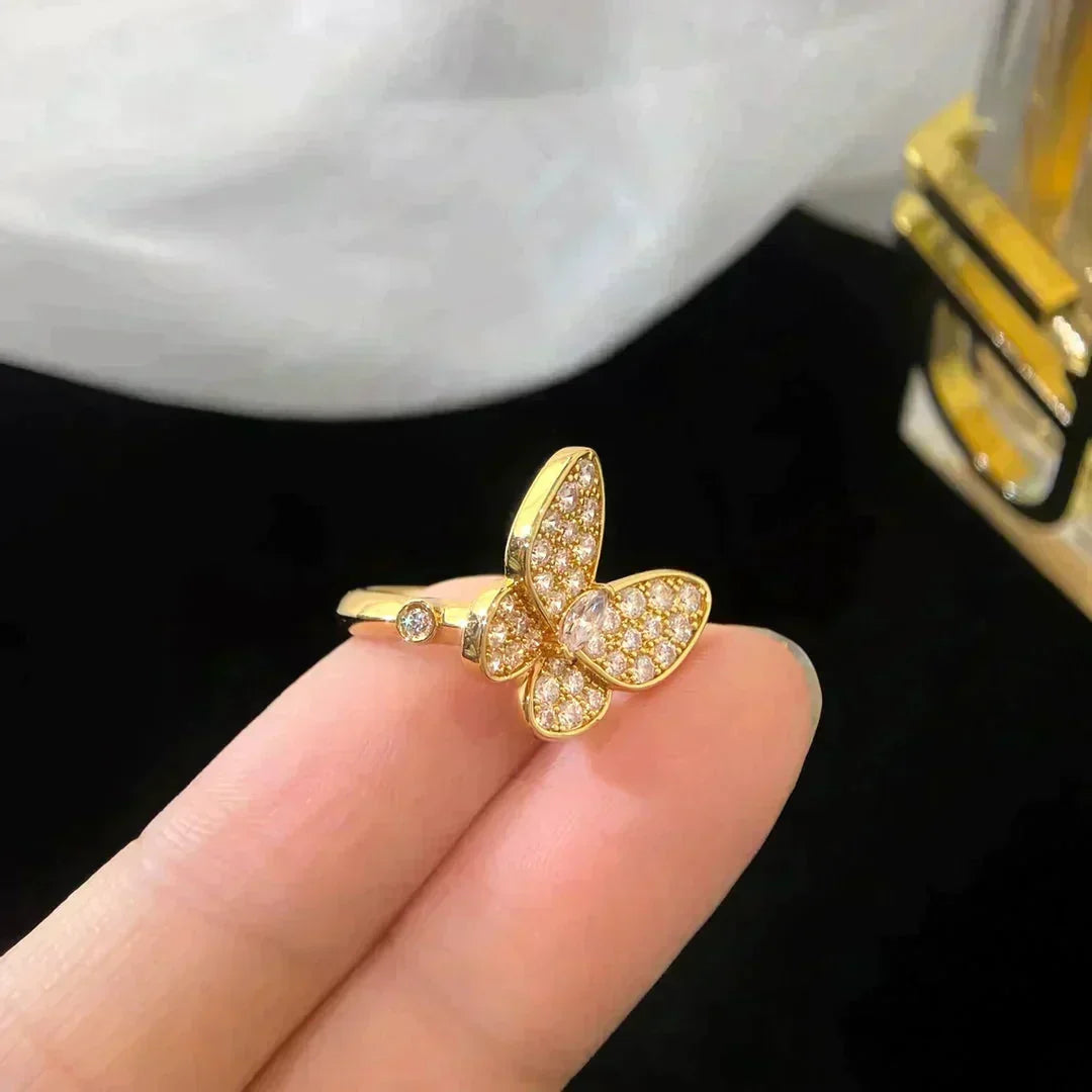 [⭐Veyra]BUTTERFLY DIAMOND RING