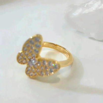 [⭐Veyra]BUTTERFLY DIAMOND RING