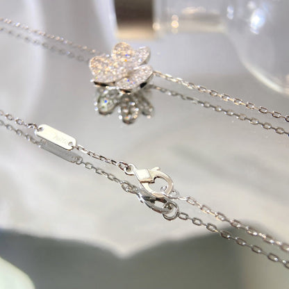 [⭐Veyra]FLOWER DIAMOND NECKLACE