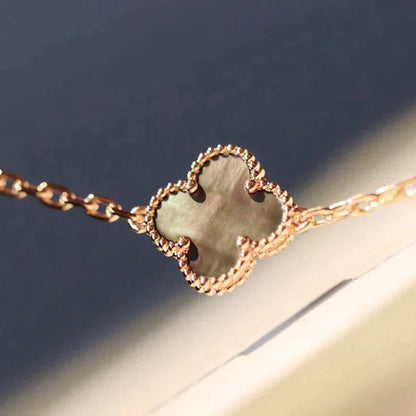 [⭐Veyra]CLOVER 20 MOTIFS LASER DIAMOND NECKLACE