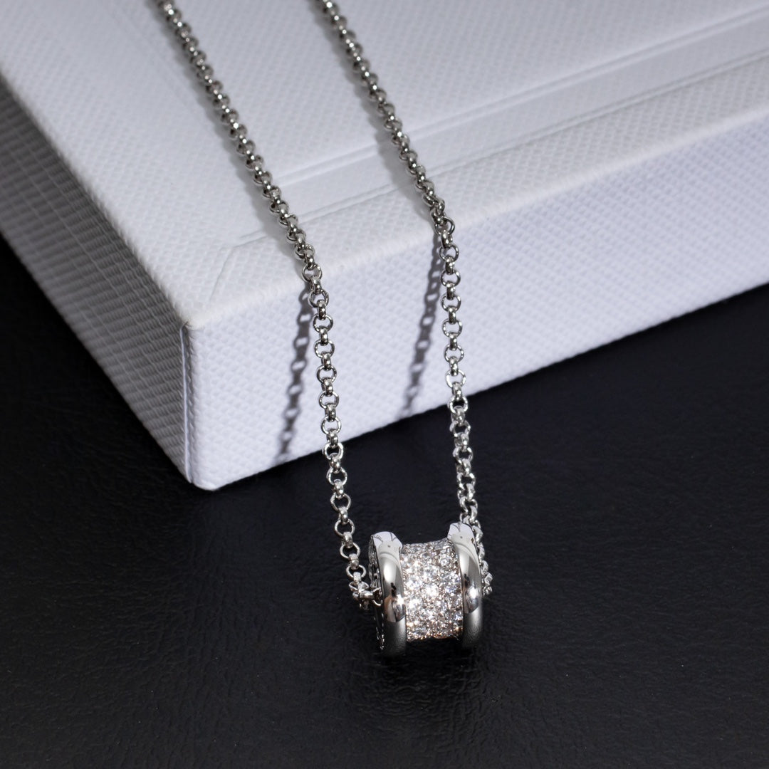 [⭐Veyra]ZERO 1 SILVER DIAMOND NECKLACE