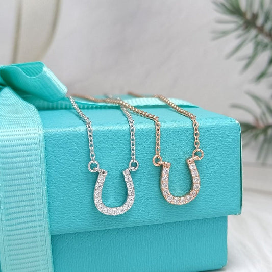 [⭐Veyra Jewels]U DIAMONDS PEDANT NECKLACE