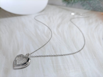 [⭐Veyra Jewels]HEART DIAMONDS PEDANT NECKLACE