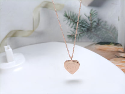 [⭐Veyra Jewels]HEART DIAMONDS PEDANT NECKLACE