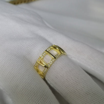 [⭐Veyra Jewels]ATLAS LARGE OPEN DIAMOND RING