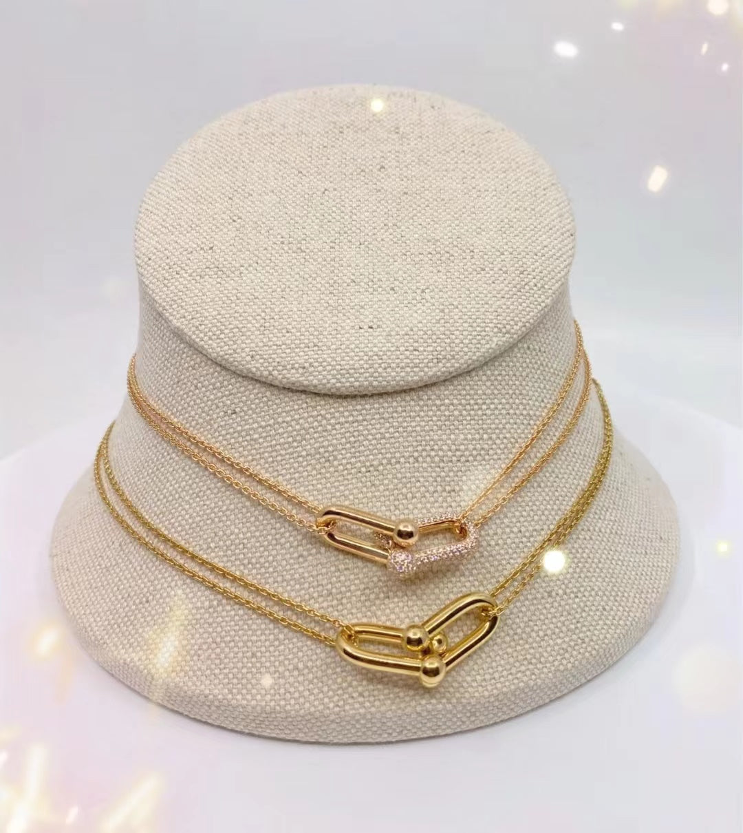 [⭐Veyra Jewels]HARDWEAR GOLD DOUBLE LINK NECKLACE
