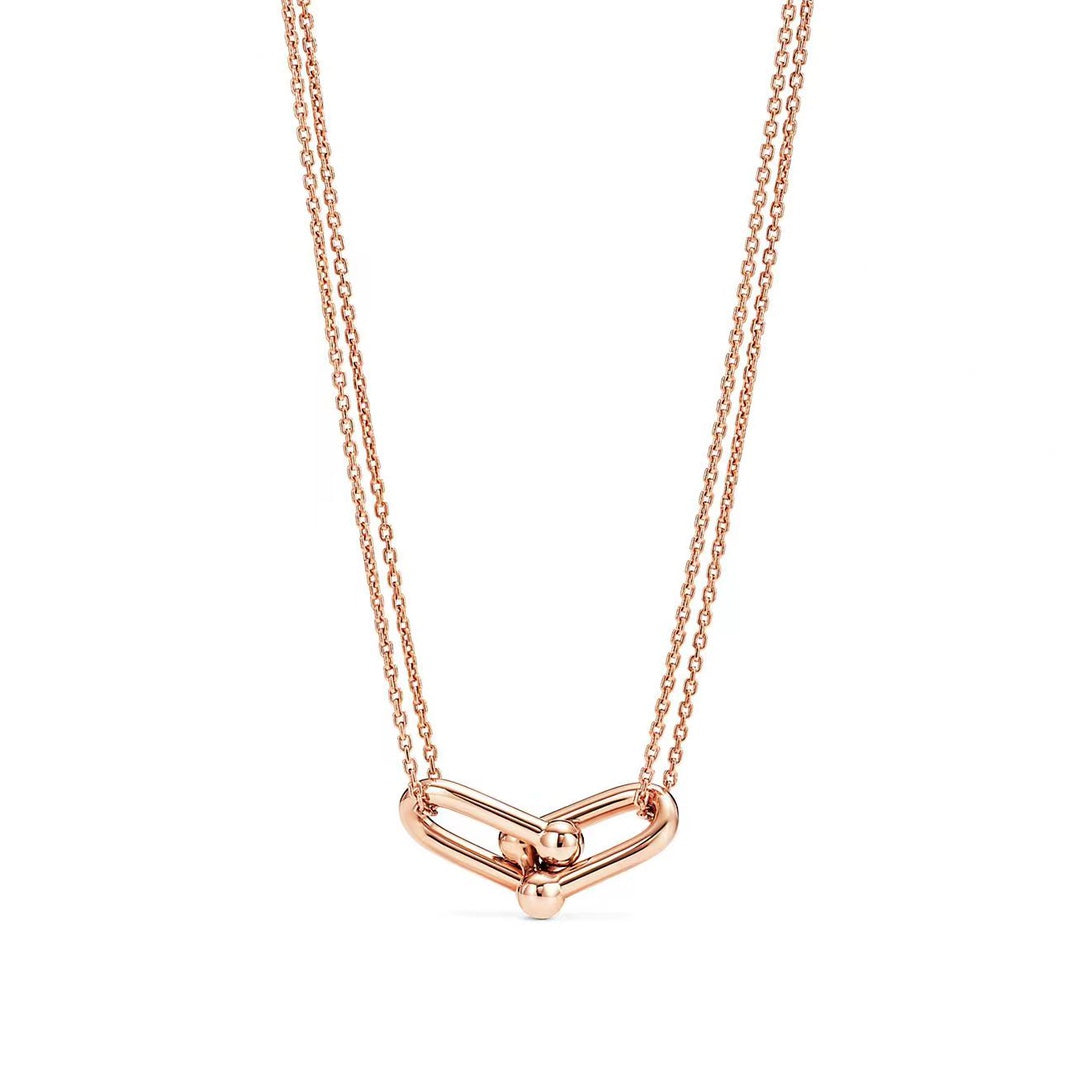 [⭐Veyra Jewels]HARDWEAR GOLD DOUBLE LINK NECKLACE