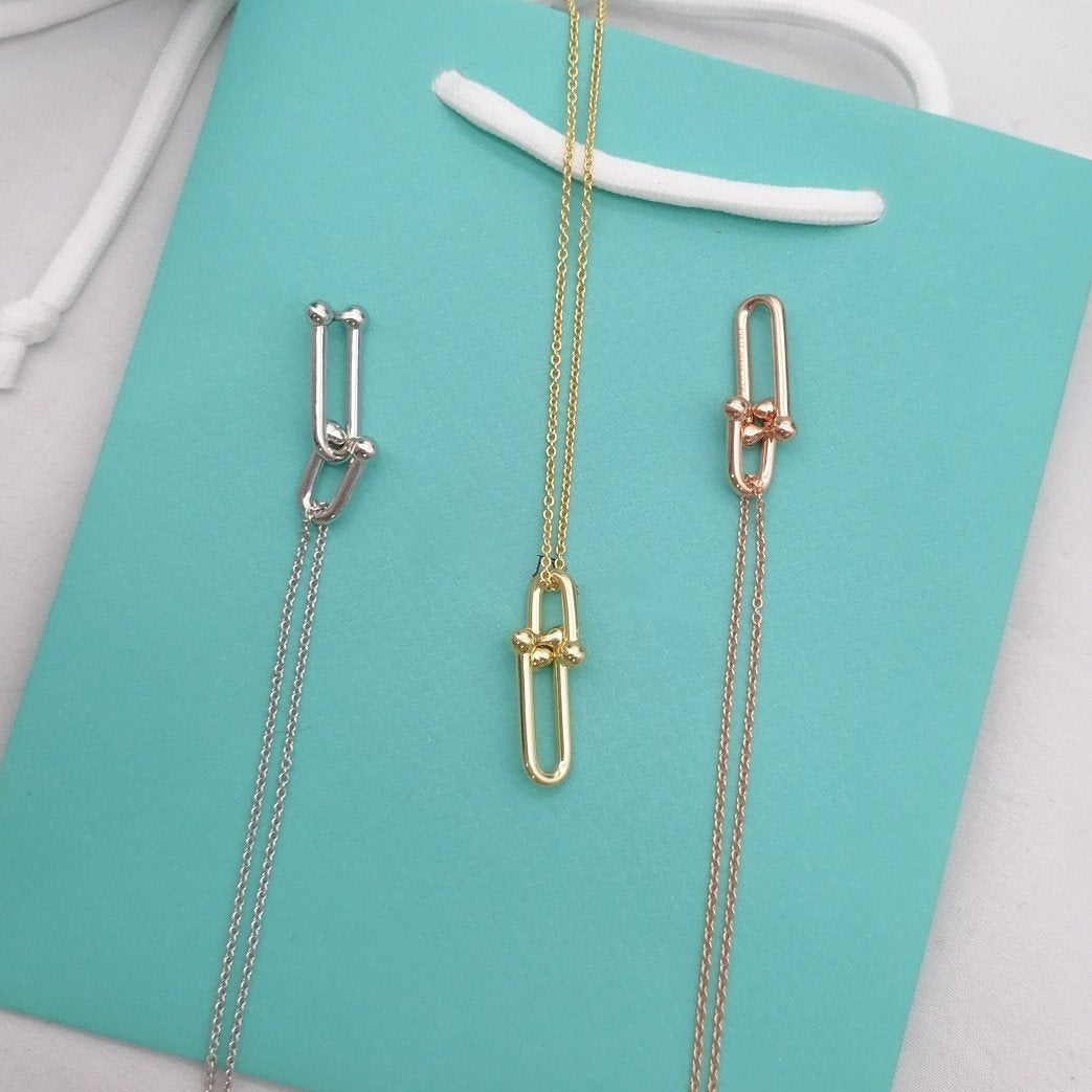 [⭐Veyra Jewels]HARDWEAR GOLD DROP PEDANT NECKLACE