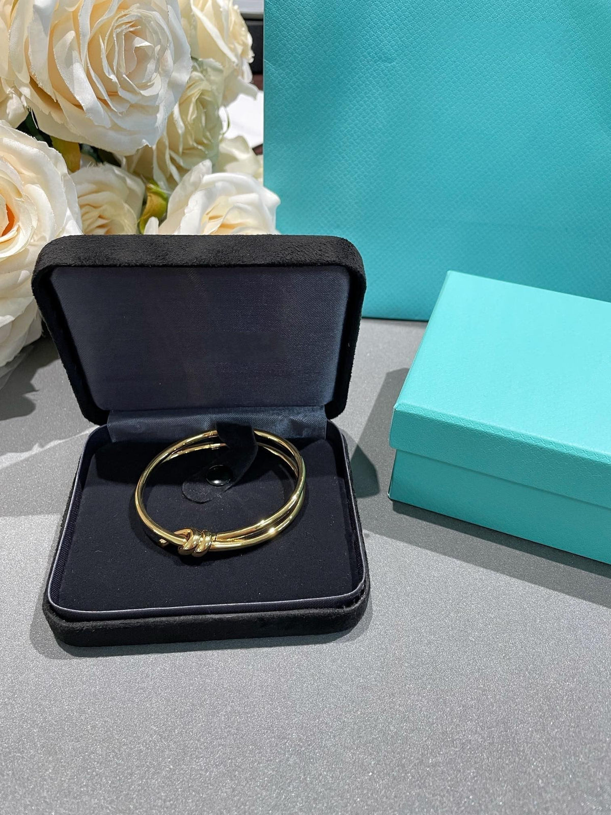 [⭐Veyra Jewels]KNOT DOUBLE ROW GOLD BRACELET