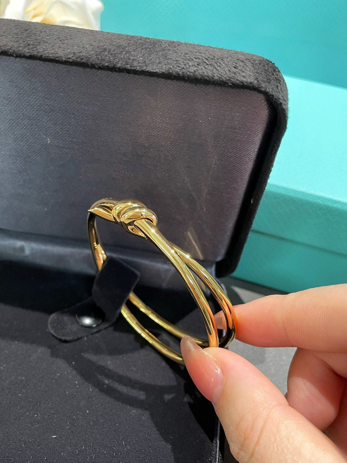 [⭐Veyra Jewels]KNOT DOUBLE ROW GOLD BRACELET