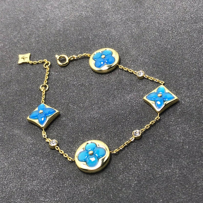 [⭐Veyra]STAR AND SUN TURQUOISE 4 MOTIFS 3 DIAMONDS