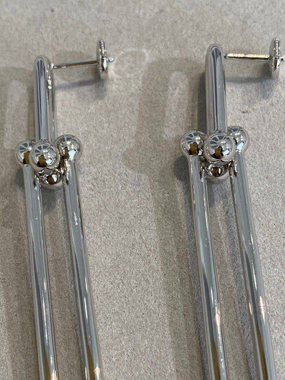 [⭐Veyra Jewels]HARDWEAR DOUBLE LONG LINK EARRINGS