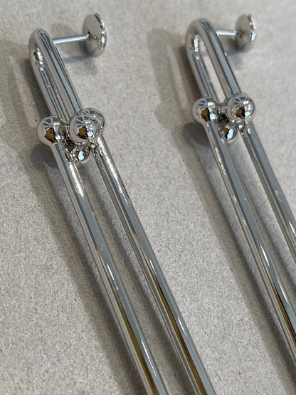 [⭐Veyra Jewels]HARDWEAR DOUBLE LONG LINK EARRINGS