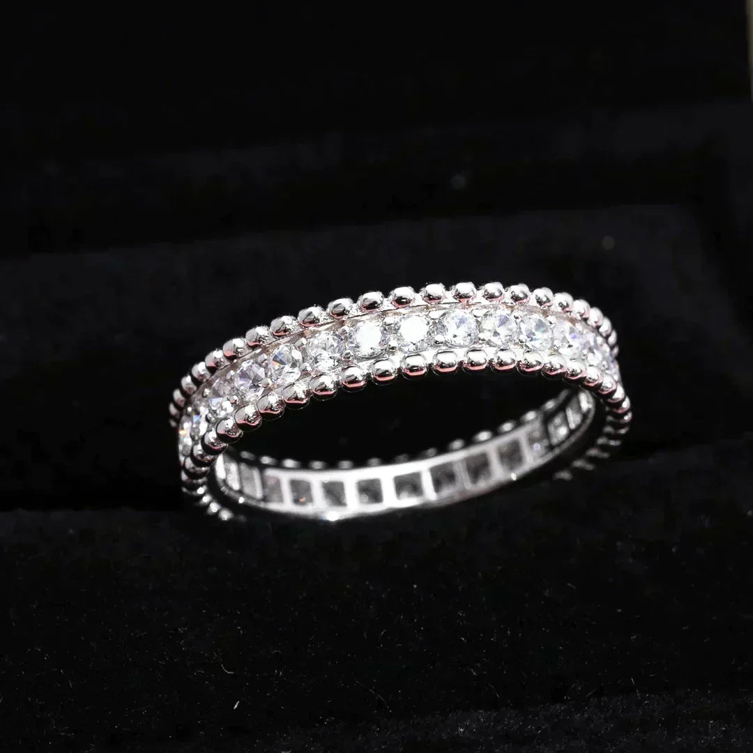 [⭐Veyra]PERLEE DIAMOND SILVER RING
