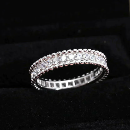 [⭐Veyra]PERLEE DIAMOND SILVER RING