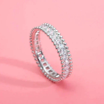 [⭐Veyra]PERLEE DIAMOND SILVER RING