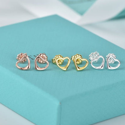 [⭐Veyra Jewels]OPEN HEART STUD EARRINGS