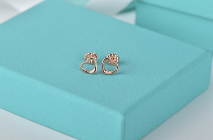 [⭐Veyra Jewels]OPEN HEART STUD EARRINGS