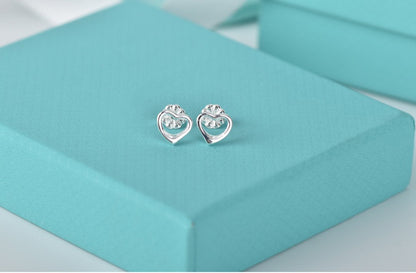 [⭐Veyra Jewels]OPEN HEART STUD EARRINGS