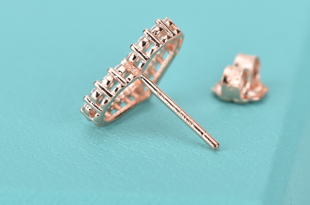 [⭐Veyra Jewels]OPEN HEART STUD DIAMOND EARRINGS
