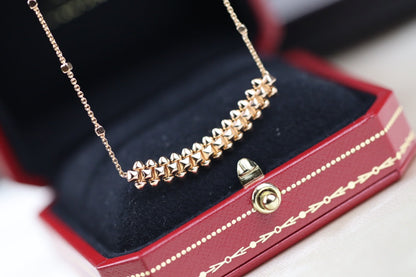 [⭐Veyra]CLASH PINK GOLD NECKLACE
