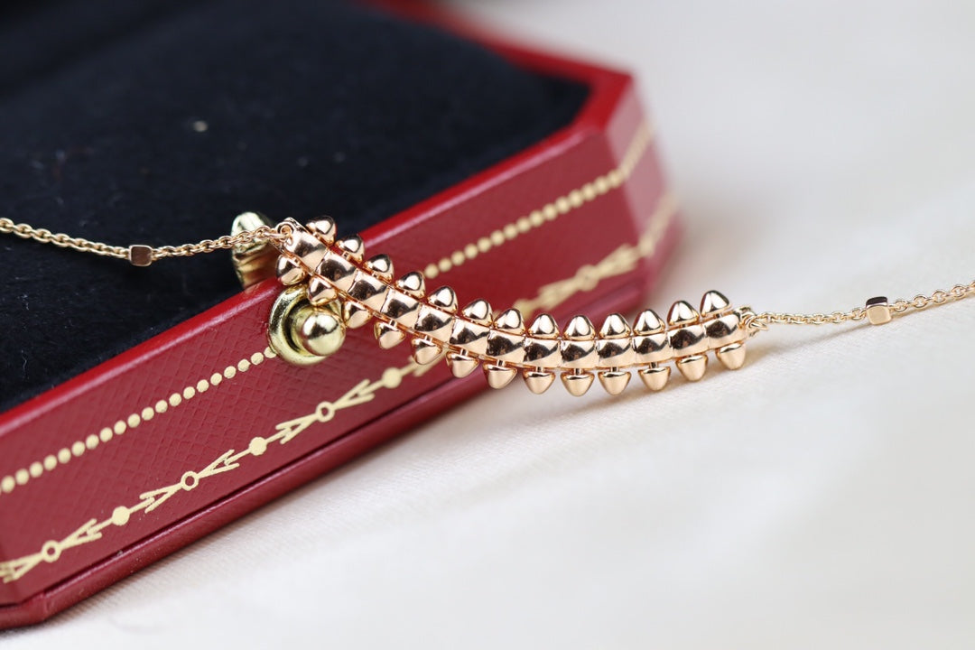 [⭐Veyra]CLASH PINK GOLD NECKLACE