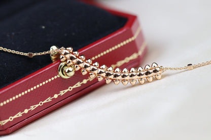 [⭐Veyra]CLASH PINK GOLD NECKLACE