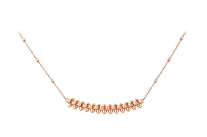 [⭐Veyra]CLASH PINK GOLD NECKLACE
