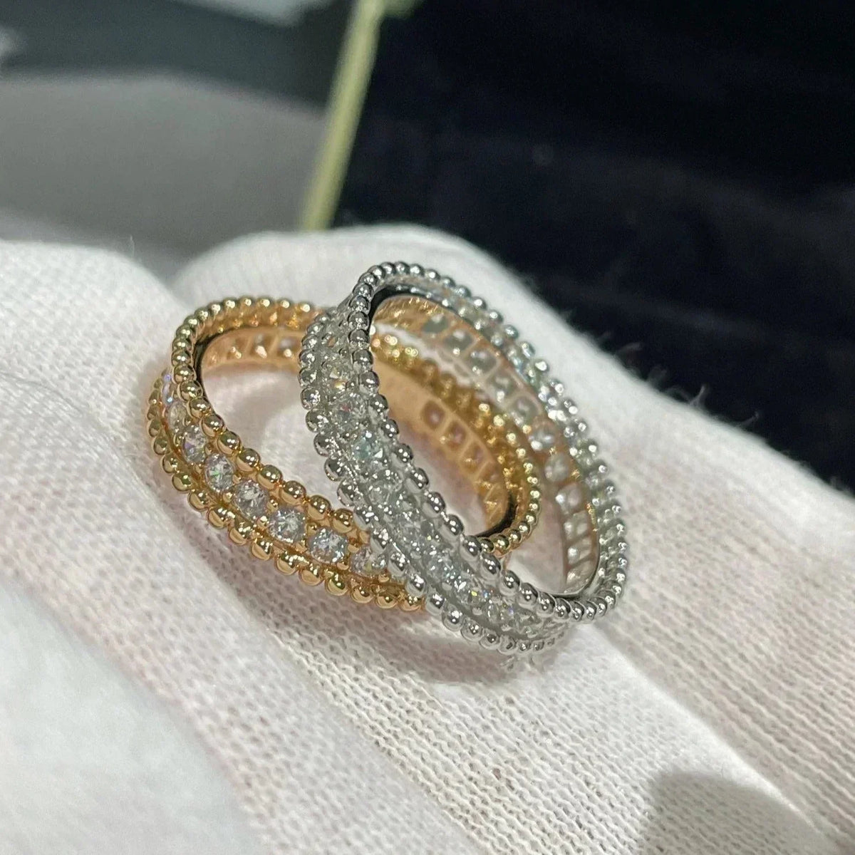 [⭐Veyra]PERLEE DIAMOND ROSE GOLD RING