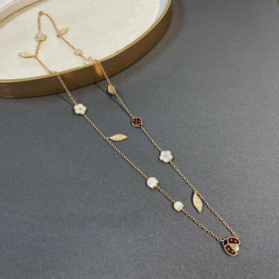 [⭐Veyra]Veyra SPRING 15 MOTIFS GOLD NECKLACE