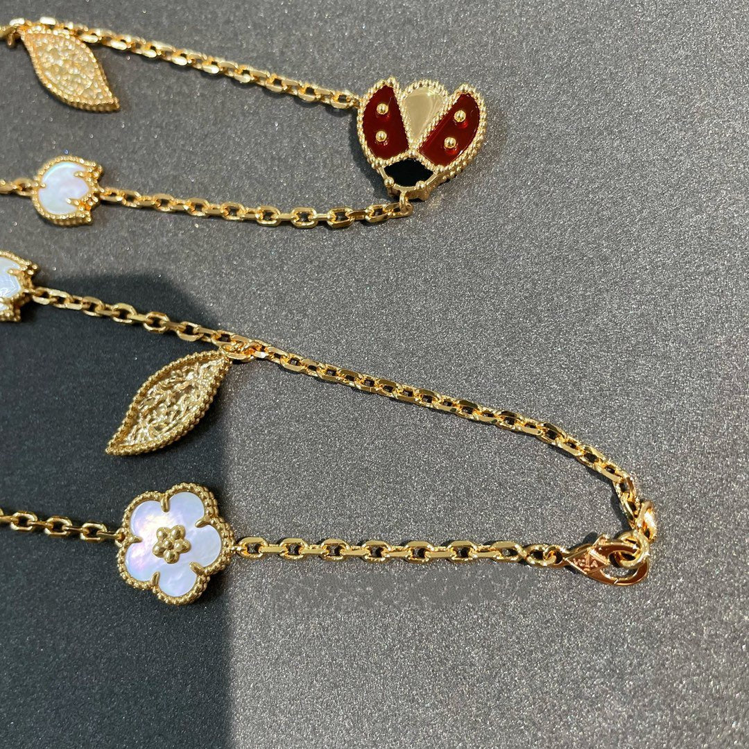 [⭐Veyra]Veyra SPRING 15 MOTIFS GOLD NECKLACE