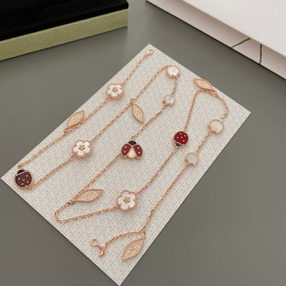 [⭐Veyra]Veyra SPRING 15 MOTIFS ROSE GOLD NECKLACE