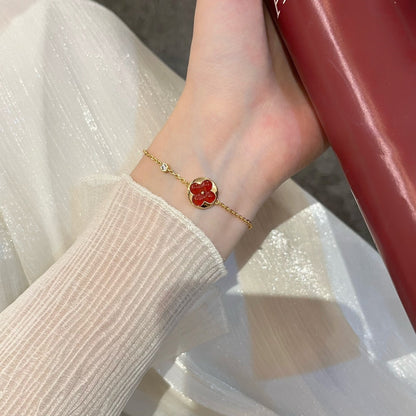 [⭐Veyra]SUN PEDANT CARNELIAN BRACELET