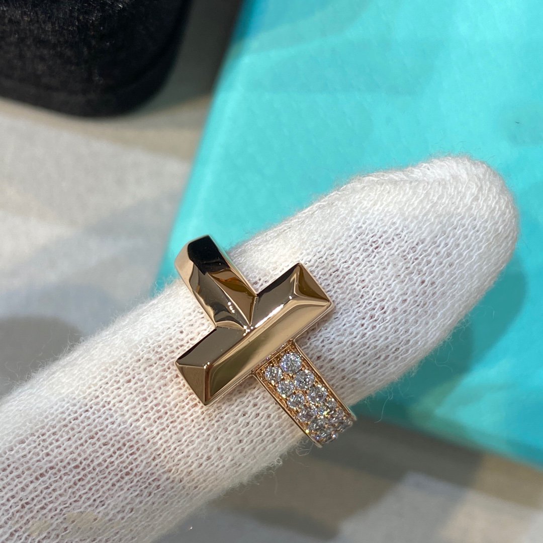 [⭐Veyra Jewels]T WIRE MEDIUM DIAMOND RING