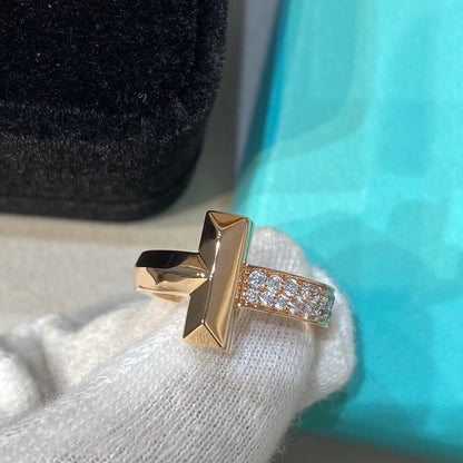 [⭐Veyra Jewels]T WIRE MEDIUM DIAMOND RING