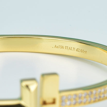 [⭐Veyra Jewels]WIDE DIAMONDS HINGED BANGLE