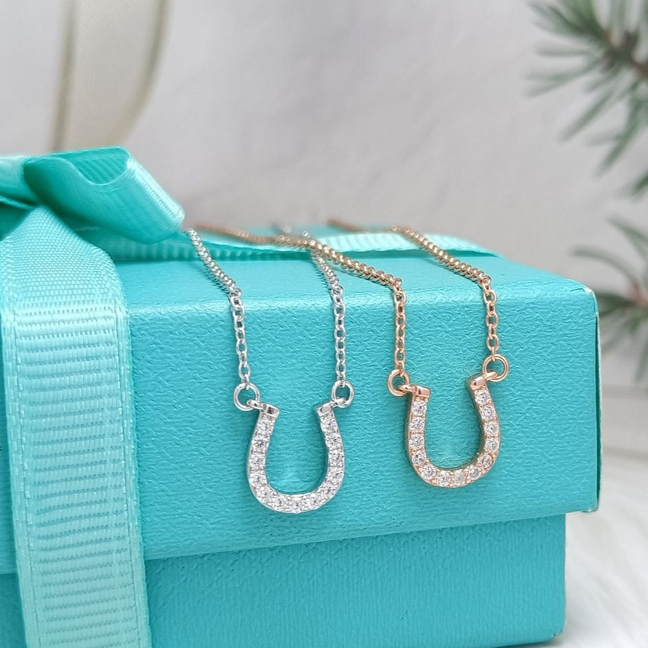 [⭐Veyra Jewels]U PEDANT DIAMOND NECKLACE