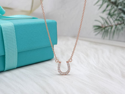 [⭐Veyra Jewels]U PEDANT DIAMOND NECKLACE