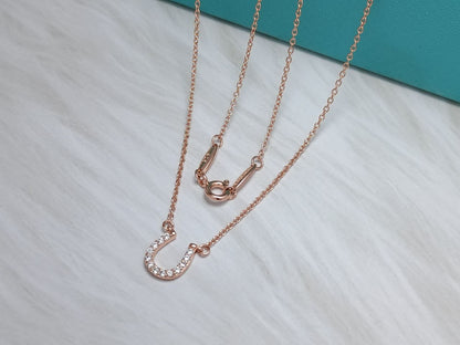 [⭐Veyra Jewels]U PEDANT DIAMOND NECKLACE